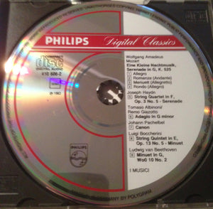 I Musici : Pachelbel • Canon • Mozart • Eine Kleine Nachtmusik • Albinoni • Adagio (CD, Album, RE)