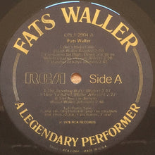 Load image into Gallery viewer, Fats Waller : A Legendary Performer (LP, Comp, RE, RM, Ind)
