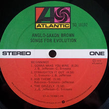 Charger l&#39;image dans la galerie, Anglo Saxon Brown : Songs For Evolution (LP, Album)
