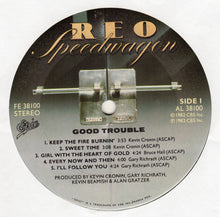 Laden Sie das Bild in den Galerie-Viewer, REO Speedwagon : Good Trouble (LP, Album, Pit)
