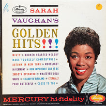 Charger l&#39;image dans la galerie, Sarah Vaughan : Sarah Vaughan&#39;s Golden Hits!!! (LP, Album, Comp, Mono)
