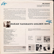 Charger l&#39;image dans la galerie, Sarah Vaughan : Sarah Vaughan&#39;s Golden Hits!!! (LP, Album, Comp, Mono)
