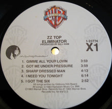 Load image into Gallery viewer, ZZ Top : Eliminator (LP, Album, RP, Jac)
