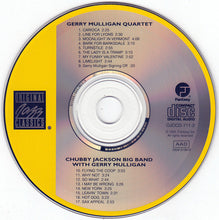 Load image into Gallery viewer, Gerry Mulligan Quartet / Chubby Jackson Big Band* : Gerry Mulligan Quartet / Chubby Jackson Big Band (CD, Comp, RM)
