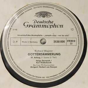 Wagner* - Berliner Philharmoniker, Herbert Von Karajan : Götterdämmerung (6xLP, Promo + Box)