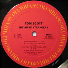 Laden Sie das Bild in den Galerie-Viewer, Tom Scott : Intimate Strangers (LP, Album, Ter)
