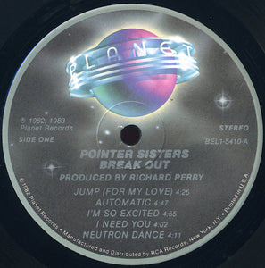 Pointer Sisters : Break Out (LP, Album, RCA)