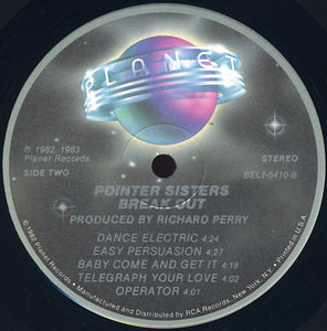 Pointer Sisters : Break Out (LP, Album, RCA)