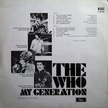 Charger l&#39;image dans la galerie, The Who : My Generation (LP, Album, Mono, RE, CBS)

