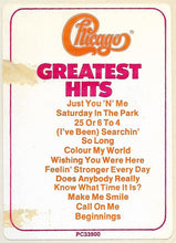 Laden Sie das Bild in den Galerie-Viewer, Chicago (2) : Chicago IX - Chicago&#39;s Greatest Hits (LP, Comp, RP, Ter)
