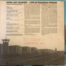 Laden Sie das Bild in den Galerie-Viewer, John Lee Hooker : Live At Soledad Prison (LP, Album, Promo, RCA)
