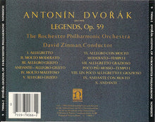 Load image into Gallery viewer, Dvořák* - The Rochester Philharmonic Orchestra*, David Zinman : Legends (CD, Album, Tar)
