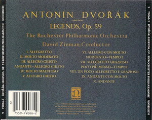 Dvořák* - The Rochester Philharmonic Orchestra*, David Zinman : Legends (CD, Album, Tar)