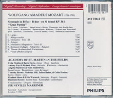 Load image into Gallery viewer, Mozart* : Academy Of St. Martin-in-the-Fields*, Sir Neville Marriner : Serenade KV 361 »Gran Partita« (CD, Album)
