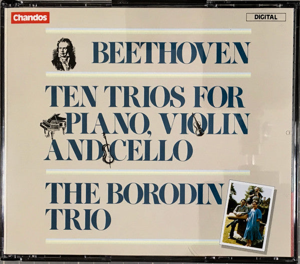 Beethoven*, The Borodin Trio* : Ten Trios For Piano, Violin And Cello (4xCD-ROM)