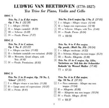 Laden Sie das Bild in den Galerie-Viewer, Beethoven*, The Borodin Trio* : Ten Trios For Piano, Violin And Cello (4xCD-ROM)
