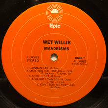 Load image into Gallery viewer, Wet Willie : Manorisms (LP, Album, Ter)

