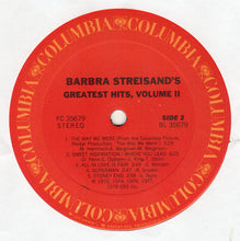 Laden Sie das Bild in den Galerie-Viewer, Barbra Streisand : Barbra Streisand&#39;s Greatest Hits Volume 2 (LP, Comp, Ter)
