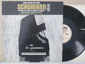 Schumann*, Stuttgart Symphony Orchestra : Concerto In A Minor For Piano & Orchestra (Orchestral Accompaniment) (LP, Album)