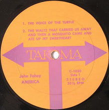 Laden Sie das Bild in den Galerie-Viewer, John Fahey : America (LP, Album)

