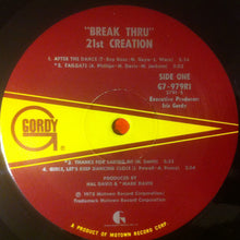 Load image into Gallery viewer, 21st Creation : Break Thru (LP, Album)
