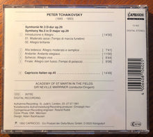 Load image into Gallery viewer, Tchaikovsky*, Sir Neville Marriner, The Academy Of St. Martin-in-the-Fields : Symphony No.3 • Capriccio Italien  (CD, Album)
