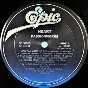 Heart : Passionworks (LP, Album, Car)