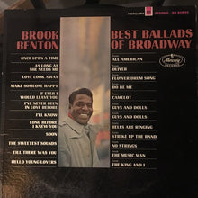 Load image into Gallery viewer, Brook Benton : Best Ballads Of Broadway (LP, Album)
