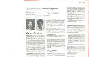 Sharon Davis (4) : Pianist Composer (LP, Album)