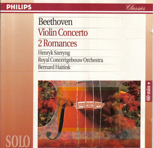 Beethoven* - Henryk Szeryng, Royal Concertgebouw Orchestra*, Bernard Haitink : Violin Concerto / 2 Romances (CD, Comp, RE)