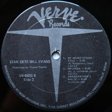 Load image into Gallery viewer, Stan Getz &amp; Bill Evans : Stan Getz &amp; Bill Evans (LP, Album, Mono)

