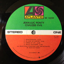 Load image into Gallery viewer, Jean-Luc Ponty : Civilized Evil (LP, Album, AR )
