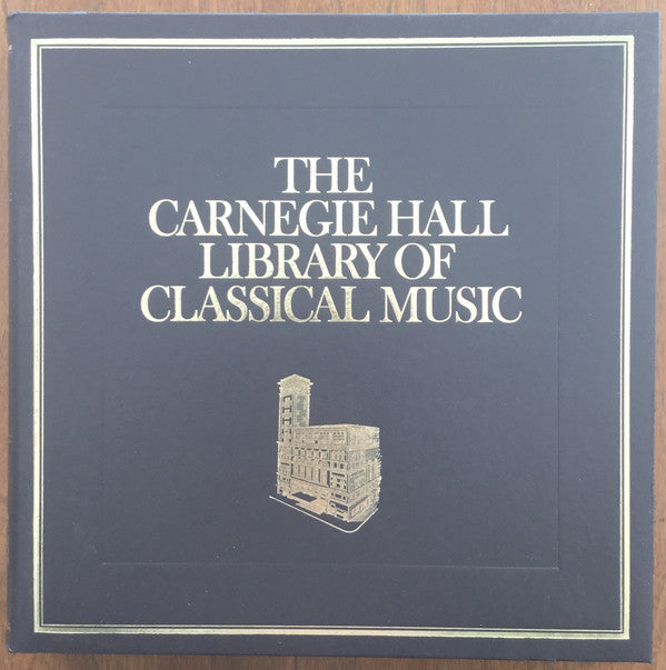 Various : The Carnegie Hall Library Of Classical Music (Bach 1685-1750) (5xLP)