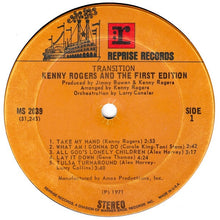 Load image into Gallery viewer, Kenny Rogers And The First Edition* : Transition (LP, Album, Ter)
