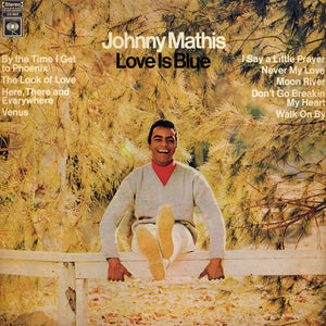 Johnny Mathis : Love Is Blue (LP, Album, Pit)