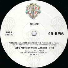 Load image into Gallery viewer, Prince : Let's Pretend We're Married (12", Maxi, SRC)
