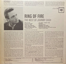 Load image into Gallery viewer, Johnny Cash : Ring Of Fire (The Best Of Johnny Cash) (LP, Comp, San)
