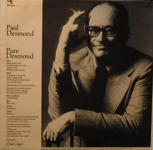 Paul Desmond : Pure Desmond (LP, Album, Gat)