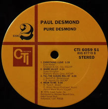 Charger l&#39;image dans la galerie, Paul Desmond : Pure Desmond (LP, Album, Gat)
