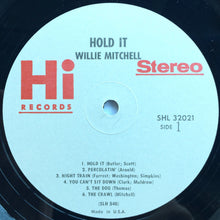 Laden Sie das Bild in den Galerie-Viewer, Willie Mitchell : Hold It!!! Here&#39;s Willie Mitchell (LP, Album, Glo)
