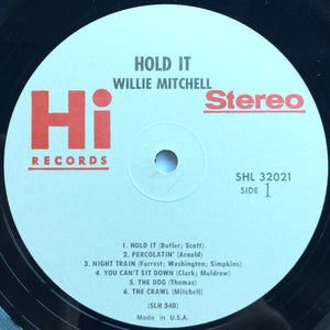 Willie Mitchell : Hold It!!! Here's Willie Mitchell (LP, Album, Glo)