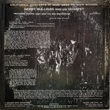 Load image into Gallery viewer, Gerry Mulligan : California Concerts (LP, Album, Mono, H, )
