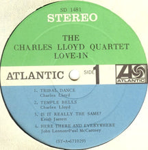 Laden Sie das Bild in den Galerie-Viewer, The Charles Lloyd Quartet : Love-In (LP, Album, Pre)
