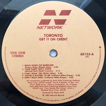 Charger l&#39;image dans la galerie, Toronto (4) : Get It On Credit (LP, Album, AR)
