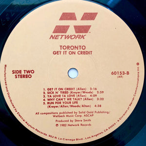 Toronto (4) : Get It On Credit (LP, Album, AR)