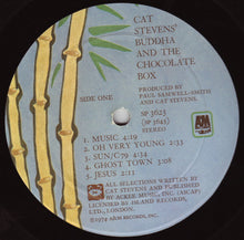 Laden Sie das Bild in den Galerie-Viewer, Cat Stevens : Buddha And The Chocolate Box (LP, Album, Pit)
