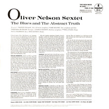 Laden Sie das Bild in den Galerie-Viewer, Oliver Nelson : The Blues And The Abstract Truth (LP, Album, RE)
