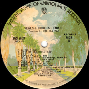 Seals & Crofts : I And II (2xLP, Comp, Pit)