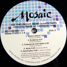 Laden Sie das Bild in den Galerie-Viewer, Thelonious Monk Quartet* With John Coltrane : At Carnegie Hall (LP, Album, Mono, 200)
