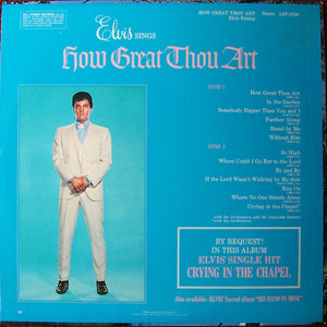 Elvis* : How Great Thou Art (LP, Album, RP, Bla)